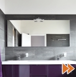 Badkamerspiegel Elegance - een badkamerspiegel die op maat gemaakt kan worden